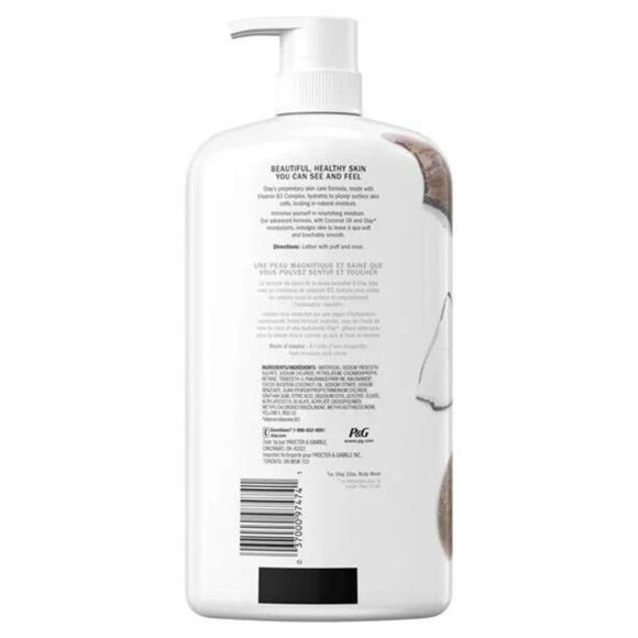 Olay Ultra Moisture Body Wash with Coconut Oil, 30 fl oz - Picture 3 of 5